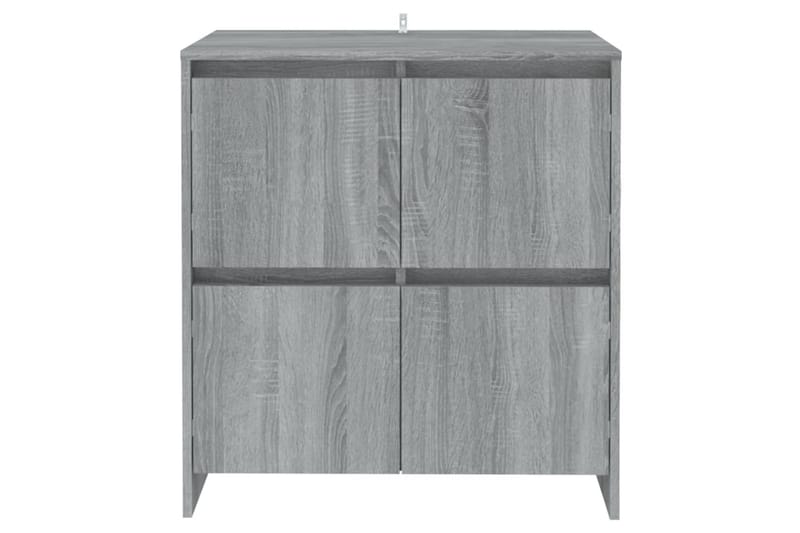 skænk 70x41x75 cm spånplade grå sonoma-eg - Grå - Opbevaring - Opbevaringsmøbler - Skænke & sideboards