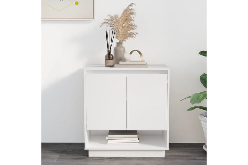 skænk 70x41x75 cm spånplade hvid - Hvid - Opbevaring - Opbevaringsmøbler - Skænke & sideboards