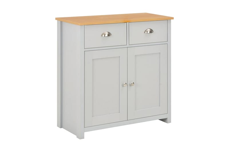 Skænk 79 X 35 X 81 Cm Grå - Grå - Opbevaring - Opbevaringsmøbler - Skænke & sideboards