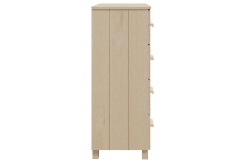 skænk 79x40x103,5 cm massivt fyrretræ gyldenbrun - Brun - Opbevaring - Opbevaringsmøbler - Skænke & sideboards