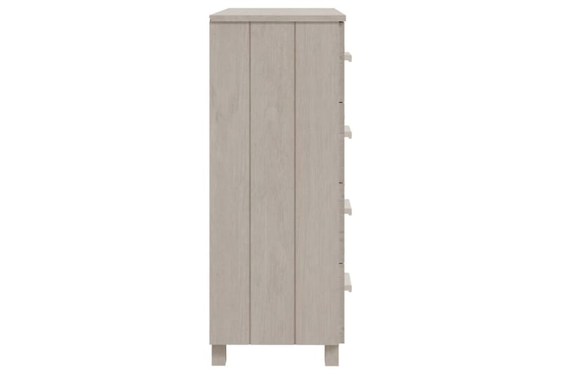 skænk 79x40x103,5 cm massivt fyrretræ hvid - Hvid - Opbevaring - Opbevaringsmøbler - Skænke & sideboards