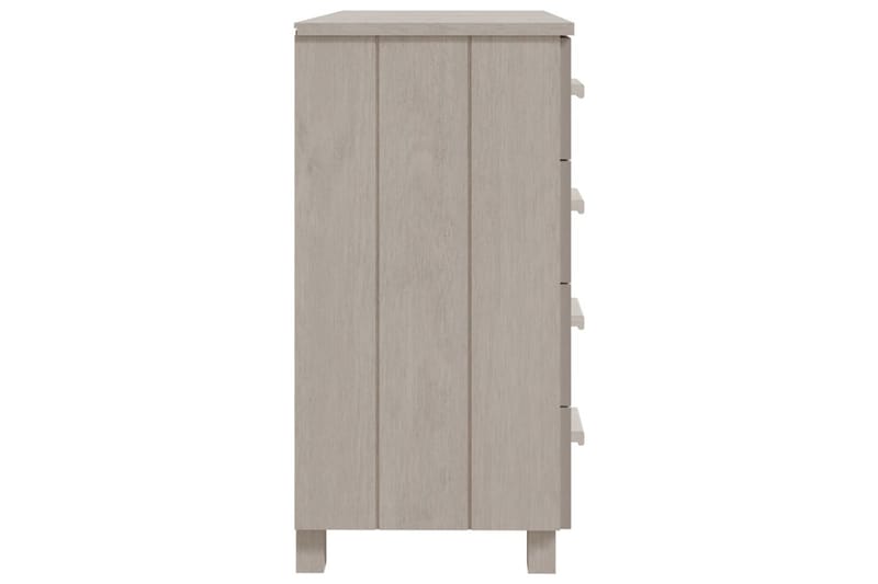 skænk 79x40x80 cm massivt fyrretræ hvid - Hvid - Opbevaring - Opbevaringsmøbler - Skænke & sideboards