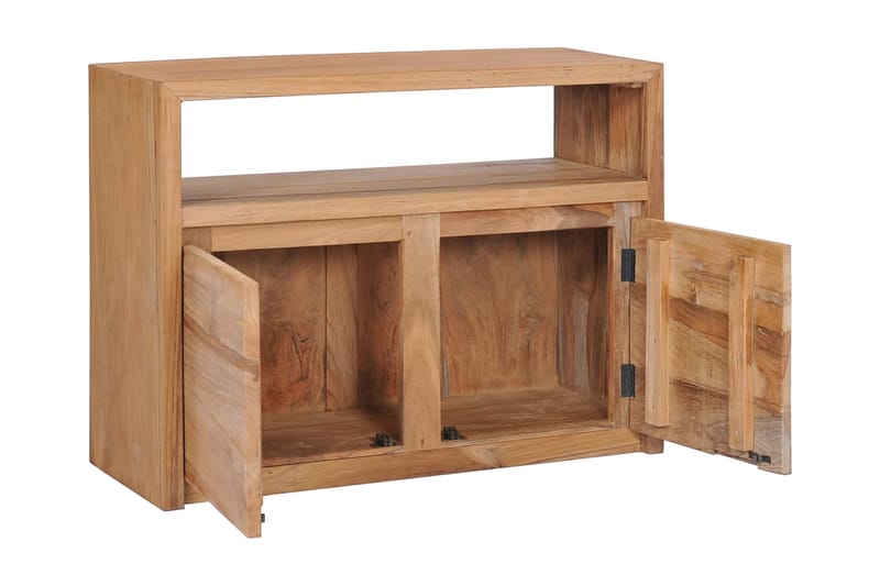 Skænk 80 X 30 X 60 Cm Massivt Teaktræ - Brun - Opbevaring - Opbevaringsmøbler - Skænke & sideboards