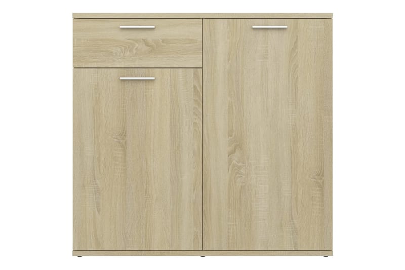 skænk 80x36x75 cm spånplade sonoma-eg - Brun - Opbevaring - Opbevaringsmøbler - Skænke & sideboards