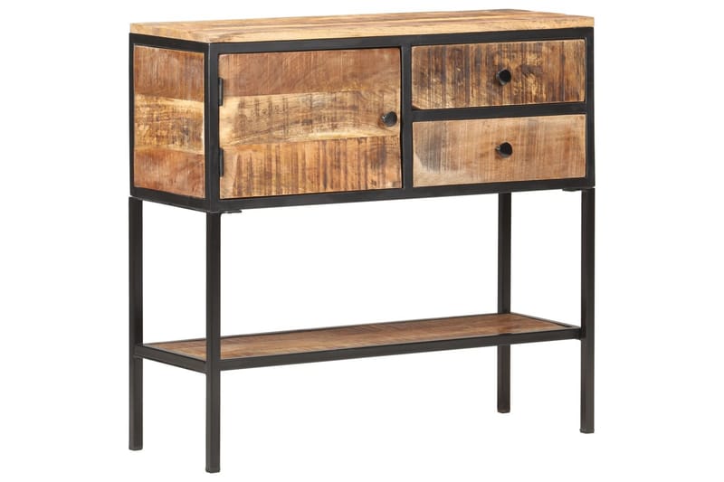 Skænk 85x30x80 cm ru mangotræ - Brun - Opbevaring - Opbevaringsmøbler - Skænke & sideboards