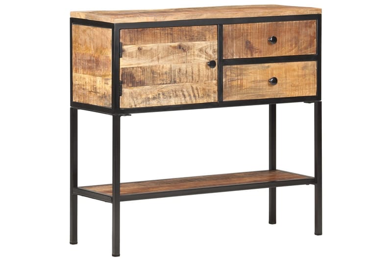 Skænk 85x30x80 cm ru mangotræ - Brun - Opbevaring - Opbevaringsmøbler - Skænke & sideboards