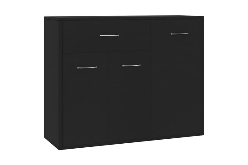 Skænk 88 X 30 X 70 Cm Spånplade Sort - Sort - Opbevaring - Opbevaringsmøbler - Skænke & sideboards