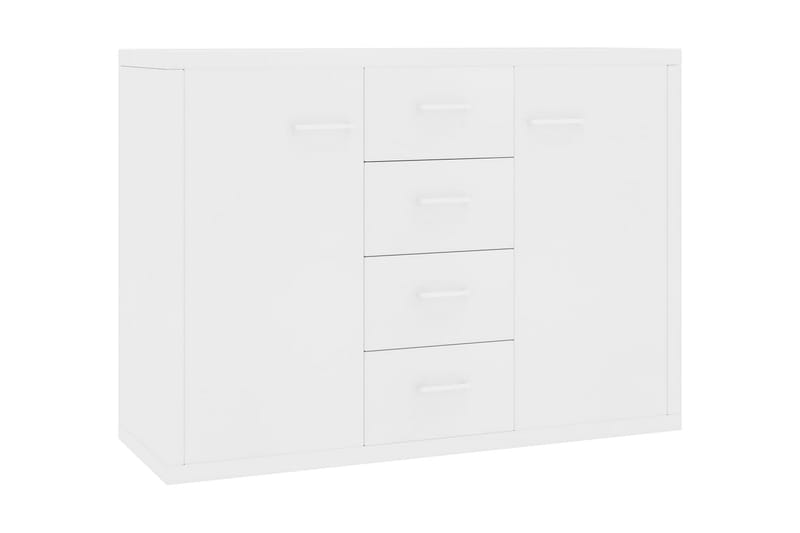 Skænk 88 X 30 X 75 Cm Spånplade Hvid - Hvid - Opbevaring - Opbevaringsmøbler - Skænke & sideboards