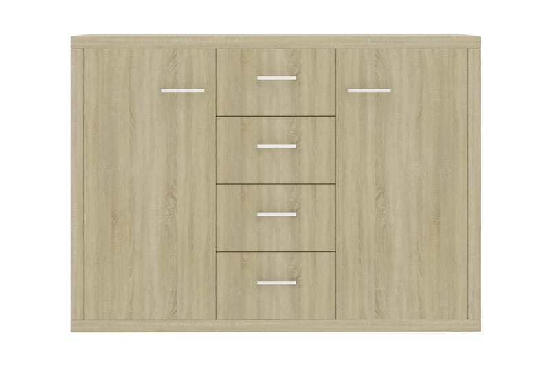 Skænk 88 X 30 X 75 Cm Spånplade Sonoma-Eg - Brun - Opbevaring - Opbevaringsmøbler - Skænke & sideboards