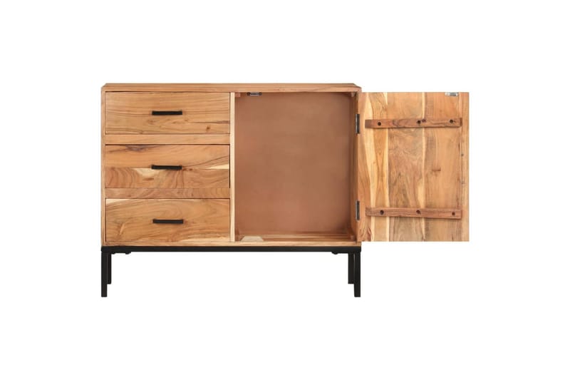 skænk 88x30x73 cm massivt akacietræ - Brun - Opbevaring - Opbevaringsmøbler - Skænke & sideboards