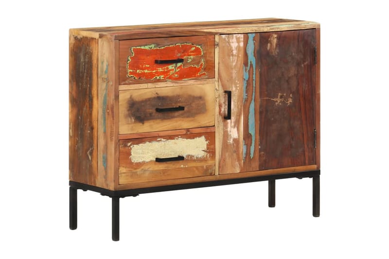 skænk 88x30x73 cm massivt genbrugstræ - Brun - Opbevaring - Opbevaringsmøbler - Skænke & sideboards