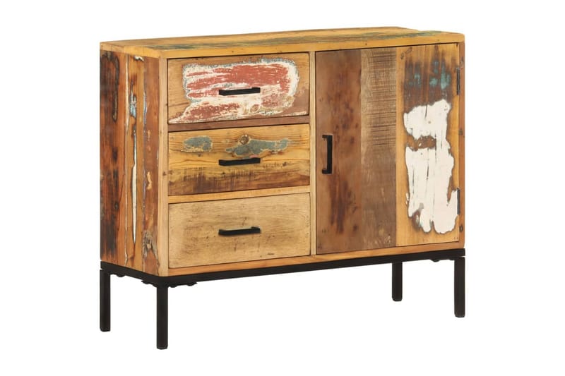 skænk 88x30x73 cm massivt genbrugstræ - Brun - Opbevaring - Opbevaringsmøbler - Skænke & sideboards