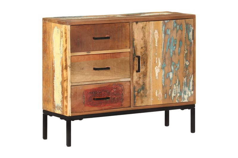 skænk 88x30x73 cm massivt genbrugstræ - Brun - Opbevaring - Opbevaringsmøbler - Skænke & sideboards