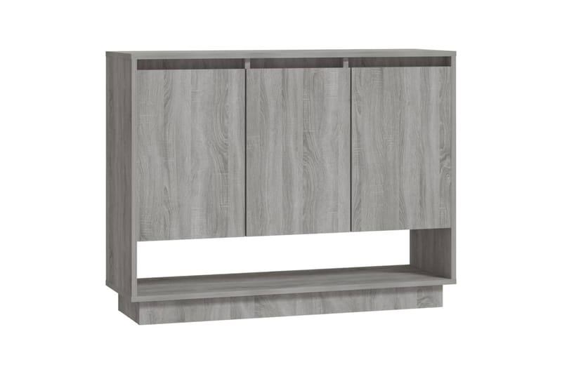 skænk 97x31x75 cm spånplade grå sonoma-eg - Grå - Opbevaring - Opbevaringsmøbler - Skænke & sideboards