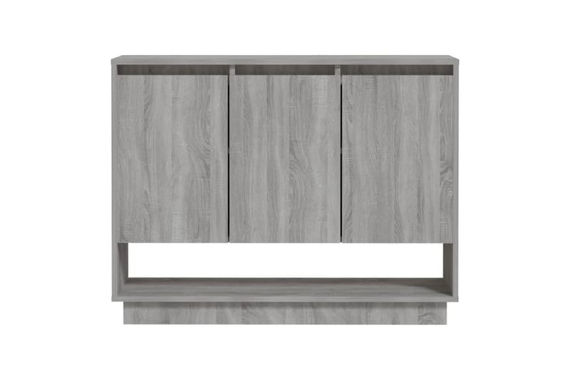 skænk 97x31x75 cm spånplade grå sonoma-eg - Grå - Opbevaring - Opbevaringsmøbler - Skænke & sideboards