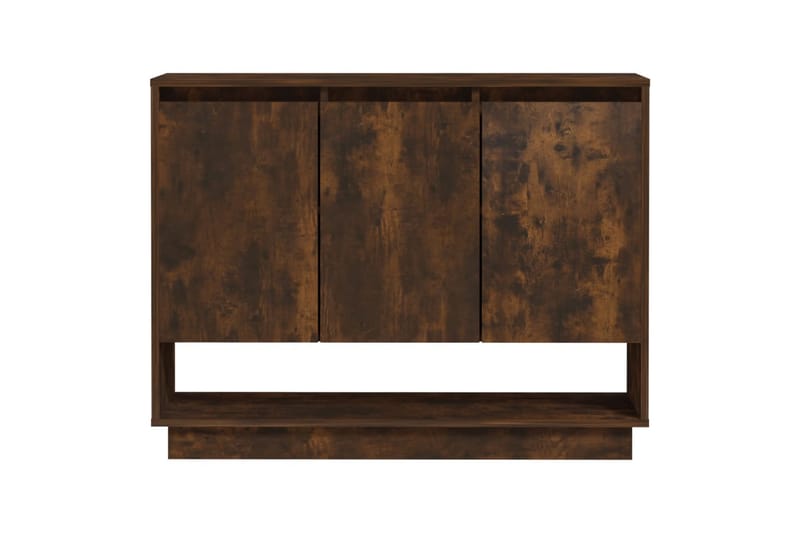 skænk 97x31x75 cm spånplade røget egetræsfarve - Brun - Opbevaring - Opbevaringsmøbler - Skænke & sideboards