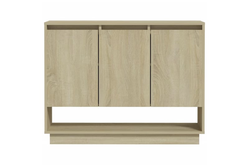 skænk 97x31x75 cm spånplade sonoma-eg - Beige - Opbevaring - Opbevaringsmøbler - Skænke & sideboards