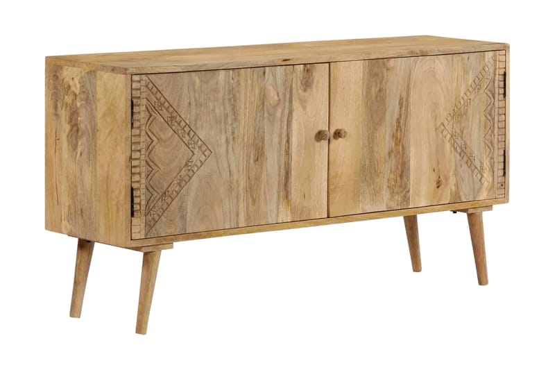 Skænk I Massivt Mangotræ 120 X 30 X 60 Cm - Brun - Opbevaring - Opbevaringsmøbler - Skænke & sideboards