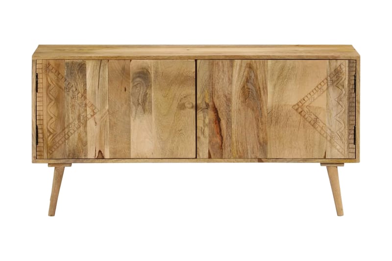 Skænk I Massivt Mangotræ 120 X 30 X 60 Cm - Brun - Opbevaring - Opbevaringsmøbler - Skænke & sideboards