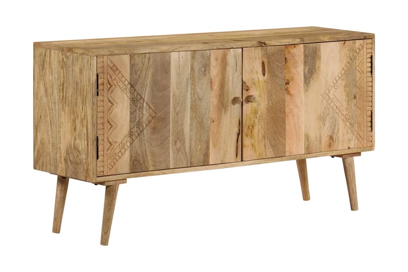 Skænk I Massivt Mangotræ 120 X 30 X 60 Cm - Brun - Opbevaring - Opbevaringsmøbler - Skænke & sideboards