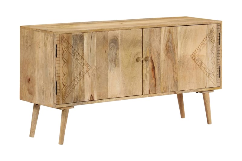 Skænk I Massivt Mangotræ 120 X 30 X 60 Cm - Brun - Opbevaring - Opbevaringsmøbler - Skænke & sideboards