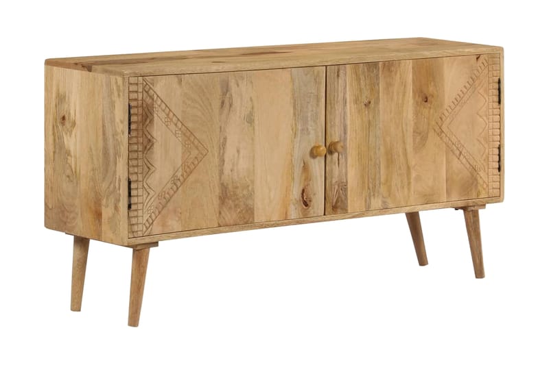 Skænk I Massivt Mangotræ 120 X 30 X 60 Cm - Brun - Opbevaring - Opbevaringsmøbler - Skænke & sideboards