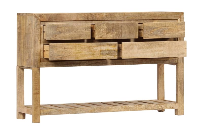 Skænk I Massivt Mangotræ 120 X 30 X 75 Cm - Brun - Opbevaring - Opbevaringsmøbler - Skænke & sideboards