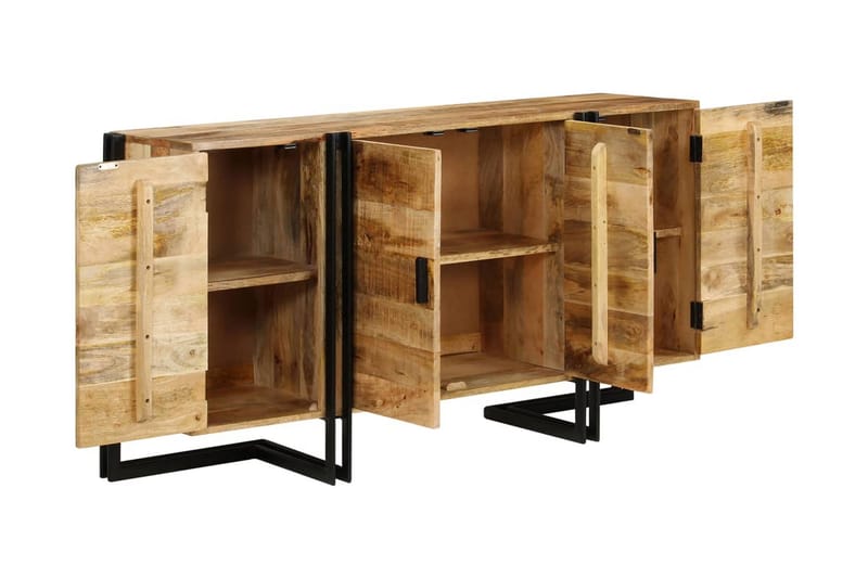 Skænk I Massivt Mangotræ 150 X 40 X 80 Cm - Brun - Opbevaring - Opbevaringsmøbler - Skænke & sideboards