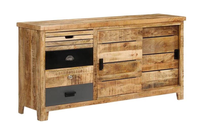 Skænk I Massivt Mangotræ 160 X 40 X 80 Cm - Brun - Opbevaring - Opbevaringsmøbler - Skænke & sideboards