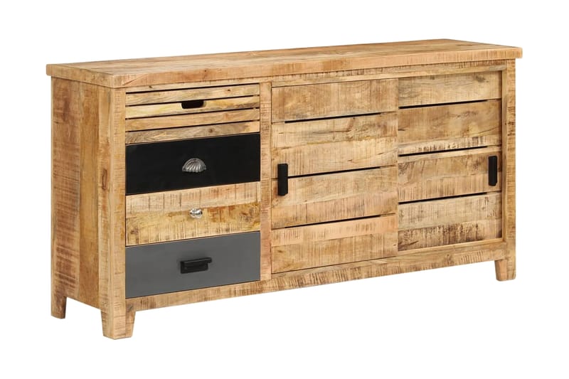 Skænk I Massivt Mangotræ 160 X 40 X 80 Cm - Brun - Opbevaring - Opbevaringsmøbler - Skænke & sideboards