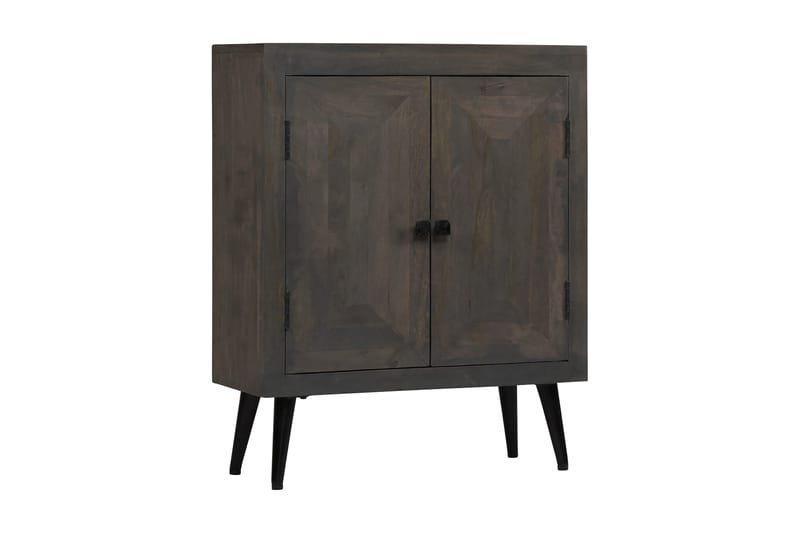 Skænk I Massivt Mangotræ 60 X 30 X 76 Cm - Grå - Opbevaring - Opbevaringsmøbler - Skænke & sideboards