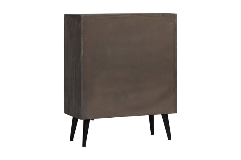 Skænk I Massivt Mangotræ 60 X 30 X 76 Cm - Grå - Opbevaring - Opbevaringsmøbler - Skænke & sideboards