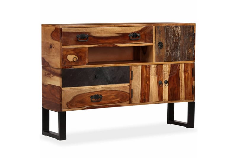 Skænk I Massivt Sheeshamtræ 115 X 30 X 80 Cm - Brun - Opbevaring - Opbevaringsmøbler - Skænke & sideboards