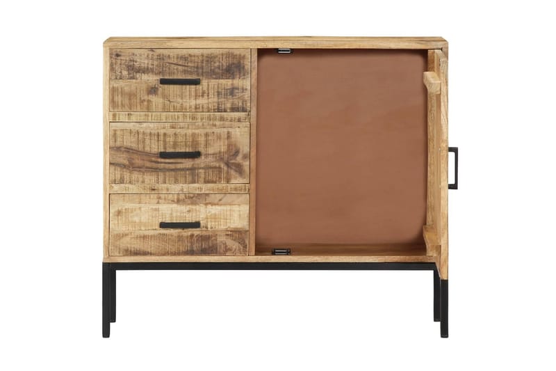 Skænk Massivt Mangotræ 88 X 30 X 71 Cm - Brun - Opbevaring - Opbevaringsmøbler - Skænke & sideboards