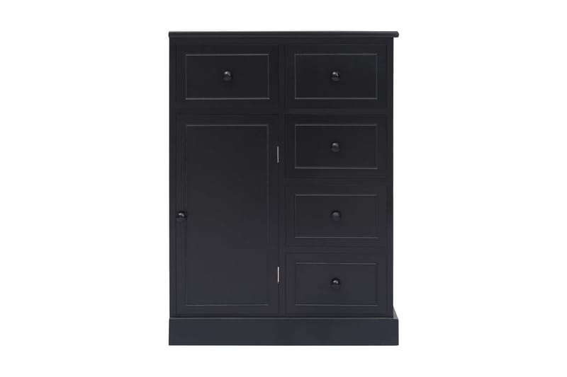 skænk med 10 skuffer 113 x 30 x 79 cm træ sort - Skænke & sideboards