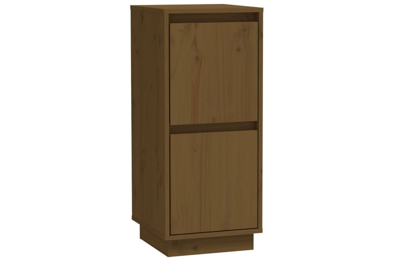 skænke 2 stk. 31,5x34x75 cm massivt fyrretræ gyldenbrun - Brun - Opbevaring - Opbevaringsmøbler - Skænke & sideboards