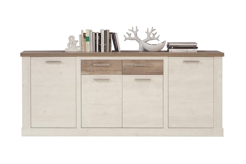 Talebi Skænk 41x213 cm - Brun / hvid - Skænke & sideboards