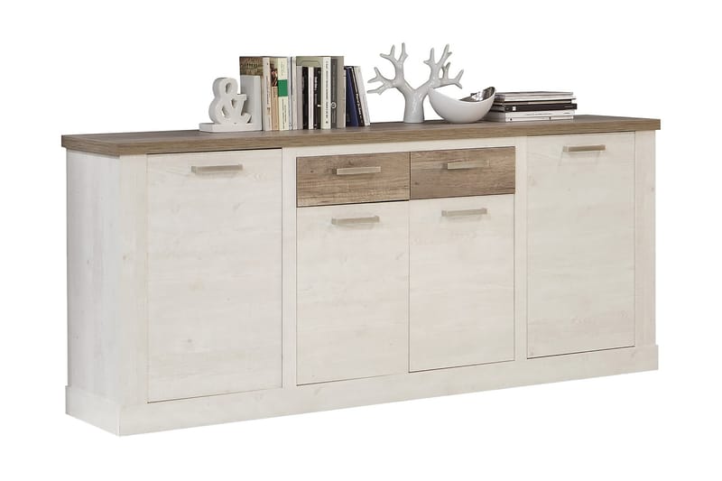 Talebi Skænk 41x213 cm - Brun / hvid - Skænke & sideboards