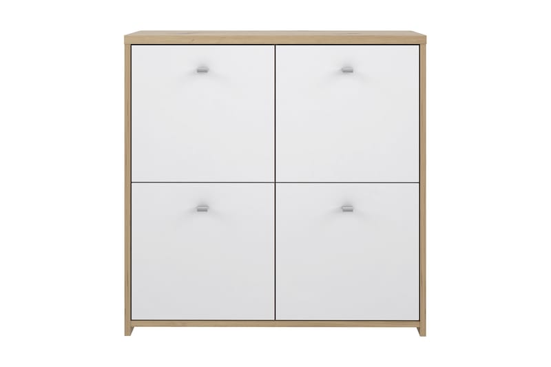 Toledor Skænk 4 Skab 74x77 cm - Brun / hvid - Opbevaring - Opbevaringsmøbler - Skænke & sideboards