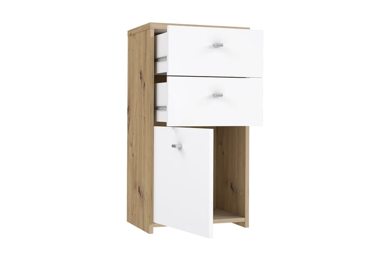 Toledor Skænk 74x40 cm - Brun / hvid - Opbevaring - Opbevaringsmøbler - Skænke & sideboards