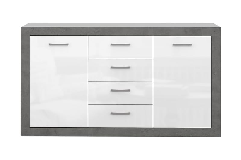 Tolovgrad Sideboard 41x153 cm - Grå/Hvid - Opbevaring - Opbevaringsmøbler - Skænke & sideboards