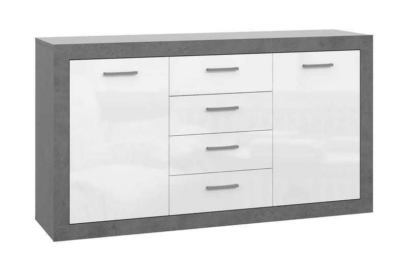 Tolovgrad Sideboard 41x153 cm - Grå/Hvid - Opbevaring - Opbevaringsmøbler - Skænke & sideboards