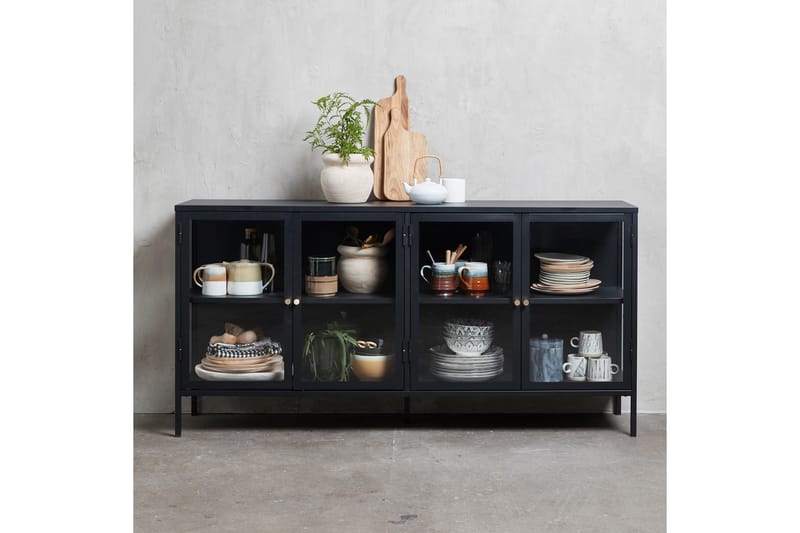 Umbri Sideboard 4 dele 170 cm - Sort - Opbevaring - Opbevaringsmøbler - Skænke & sideboards