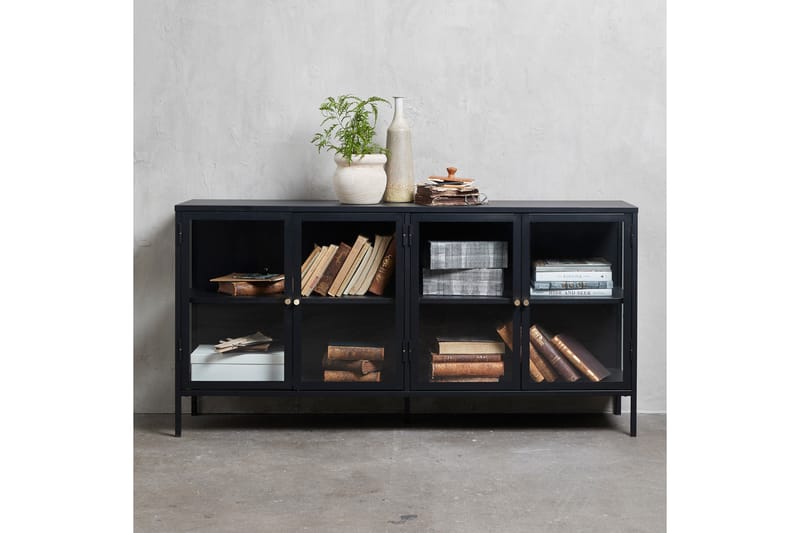 Umbri Sideboard 4 dele 170 cm - Sort - Opbevaring - Opbevaringsmøbler - Skænke & sideboards