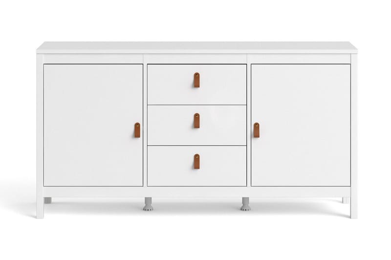 Vallvidera Sideboard 38x151 cm - Hvid/Natur - Opbevaring - Opbevaringsmøbler - Skænke & sideboards