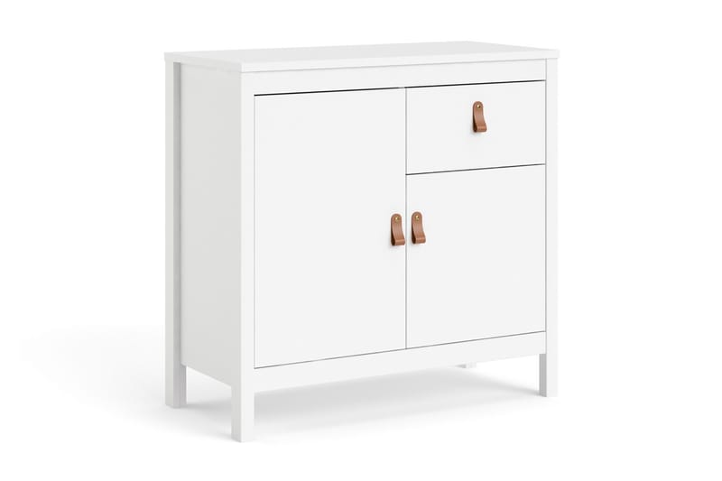 Vallvidera Sideboard 38x82 cm - Hvid/Natur - Opbevaring - Opbevaringsmøbler - Skænke & sideboards