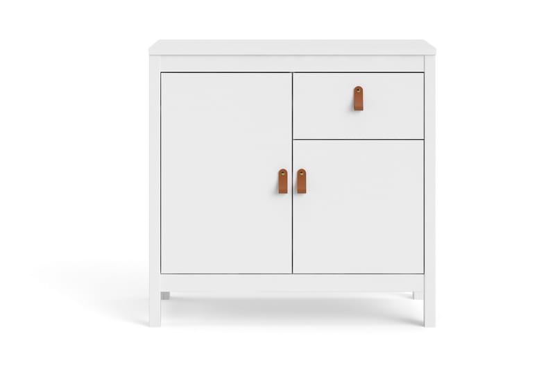 Vallvidera Sideboard 38x82 cm - Hvid/Natur - Opbevaring - Opbevaringsmøbler - Skænke & sideboards