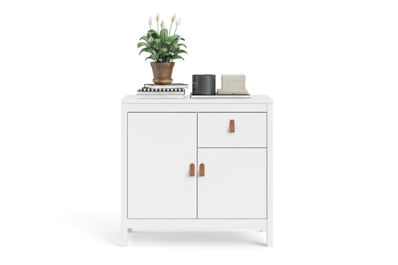 Vallvidera Sideboard 38x82 cm - Hvid/Natur - Opbevaring - Opbevaringsmøbler - Skænke & sideboards