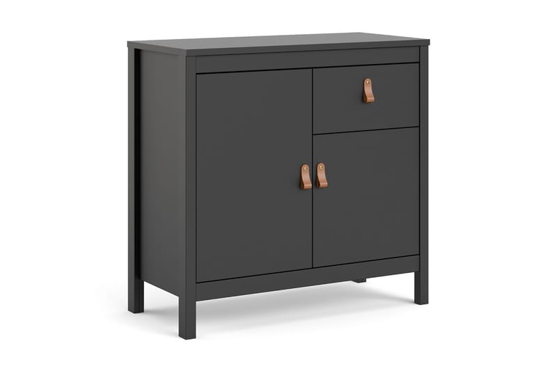 Vallvidera Sideboard 38x82 cm - Sort/Natur - Opbevaring - Opbevaringsmøbler - Skænke & sideboards