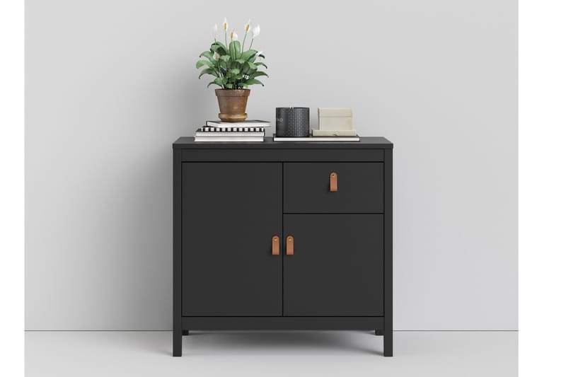 Vallvidera Sideboard 38x82 cm - Sort/Natur - Opbevaring - Opbevaringsmøbler - Skænke & sideboards